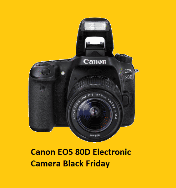 Best Canon EOS 80D Electronic Camera Black Friday & Cyber Monday Deals 2021