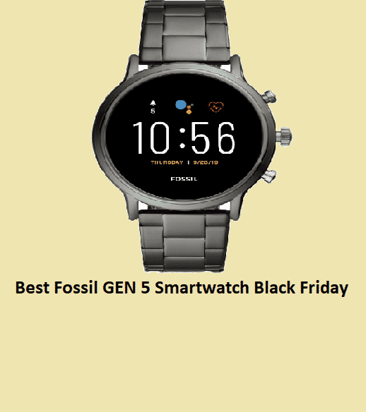Best Fossil GEN 5 Smartwatch Black Friday & Cyber Monday 2021