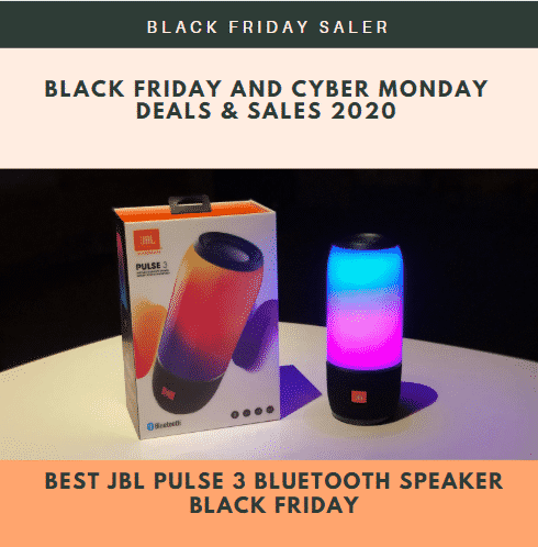 Best JBL Pulse 3 Bluetooth Speaker Black Friday & Cyber Monday Deals 2022