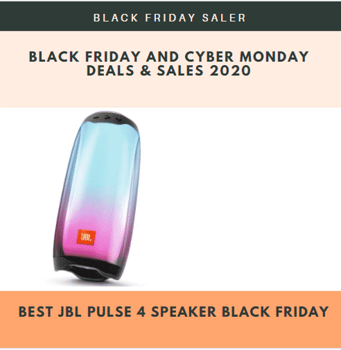 5 Best JBL Pulse 4 Speaker Black Friday & Cyber Monday Deals 2021
