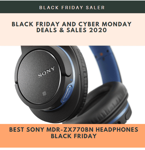 3 Best Sony MDR-ZX770BN Headphones Black Friday Deals 2022