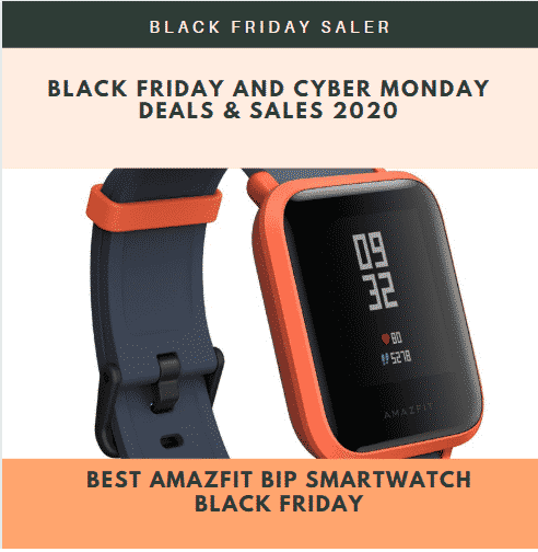 5 Best Amazfit Bip Smartwatch Black Friday & Cyber Monday Deals 2022